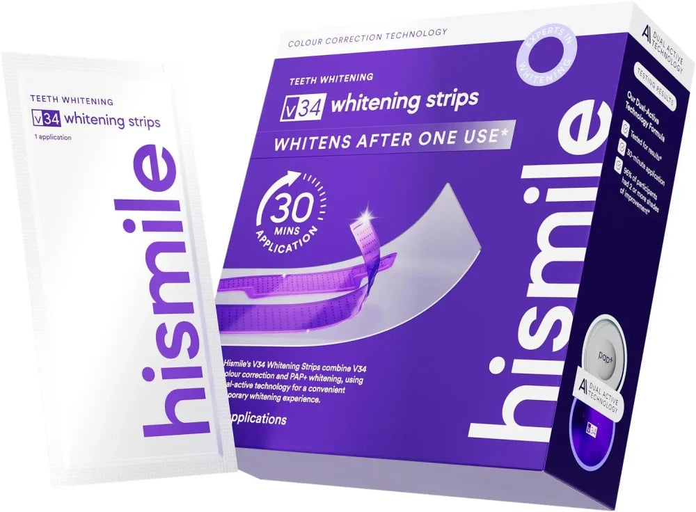 V34 Purple Whitening Strips