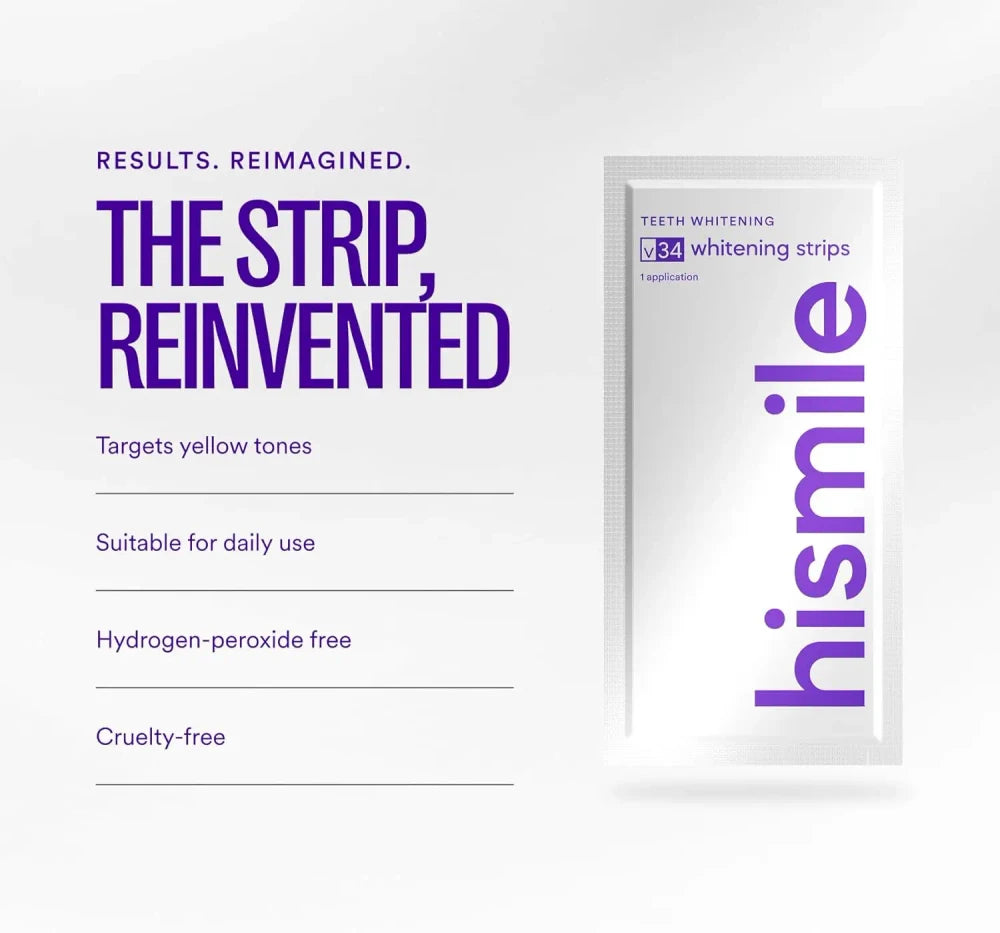 V34 Purple Whitening Strips